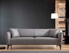 Atelier Del Sofa Belissimo Sofá de 3 plazas Gris